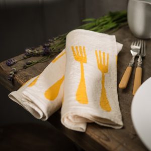 luxury linen napkin stamperia bertozzi, AllORA