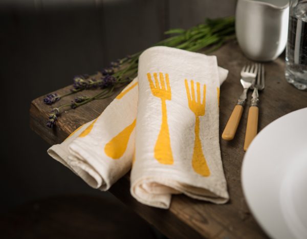 luxury linen napkin stamperia bertozzi, AllORA