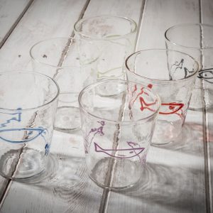 Italian designer handblown glassware - allorashop