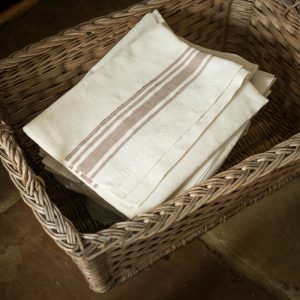Vintage linen towels by Stamperia Bertozzi, allorashop