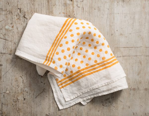 fine linen kitchen towels stamperia bertozzi, allorashop