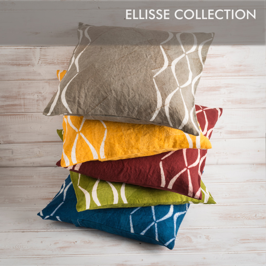 hanpainted linen cushions bertozzi