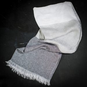 Italian artisan linen scarf