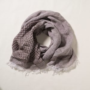 allorashop Italian artisan hand-printed scarf
