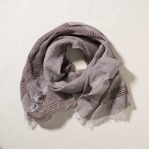allorashop Italian artisan hand-printed scarf