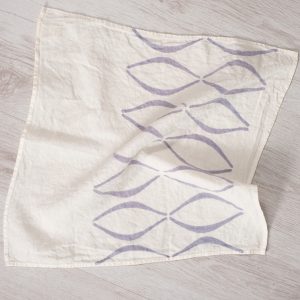 allorashop Hand-Printed Linen Napkins