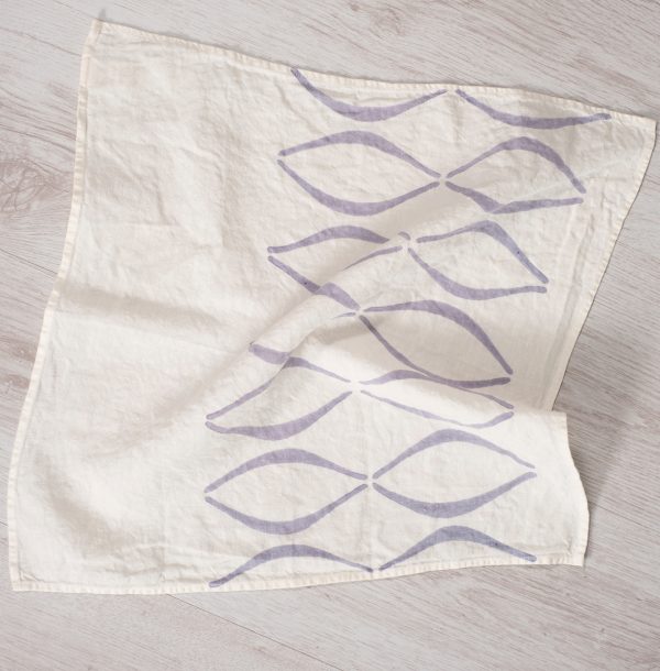 allorashop Hand-Printed Linen Napkins