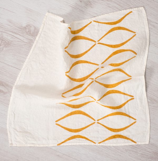 allorashop artisan linen napkins by Bertozzi