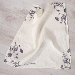 allorashop Hand-Printed Linen Napkins