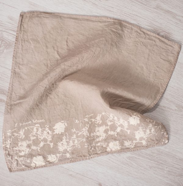 allorashop Hand-Painted Linen Napkins