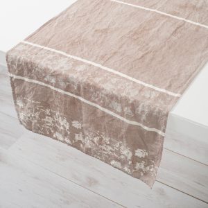 Allorashop Fine Hand-Painted Italian Linen Table Runner