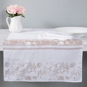 allorashop hand-printed Italian table runner