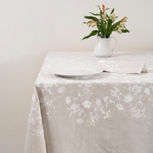 allorashop hand-printed Italian tablecloth