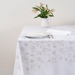 allorashop hand-printed Italian tablecloth