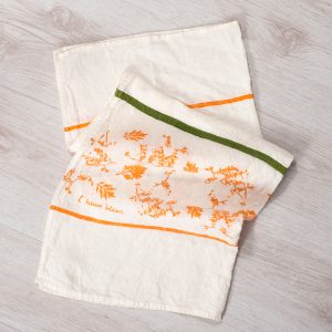 allorashop Hand-painted artisan tea towel