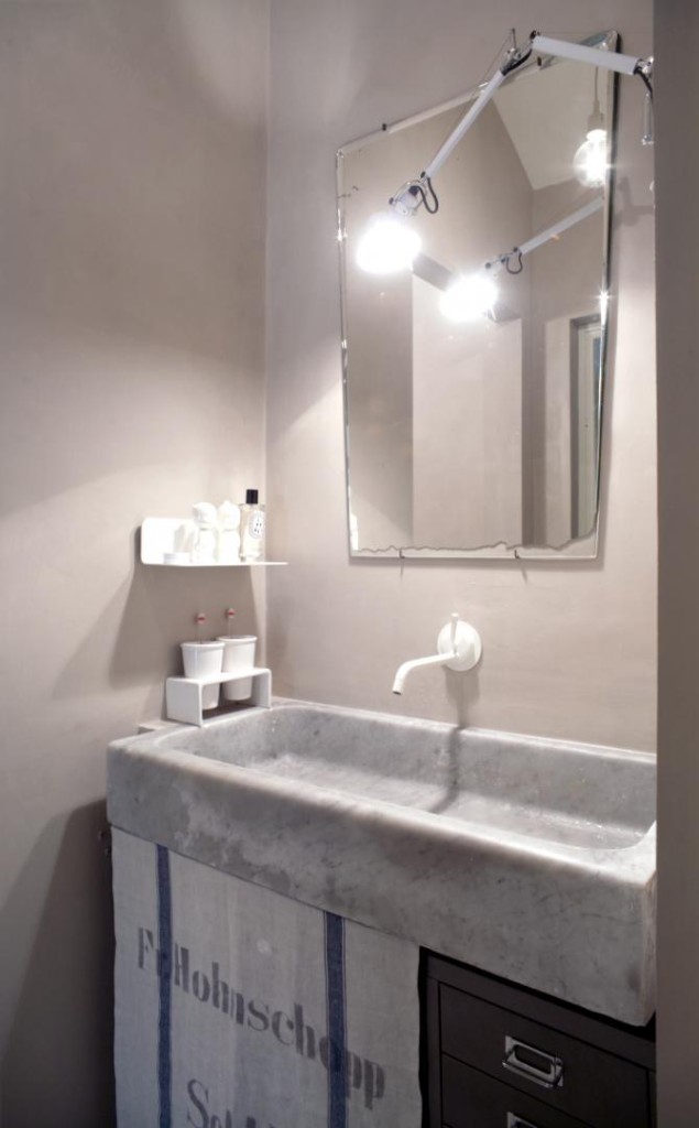 Italian marble bathroom