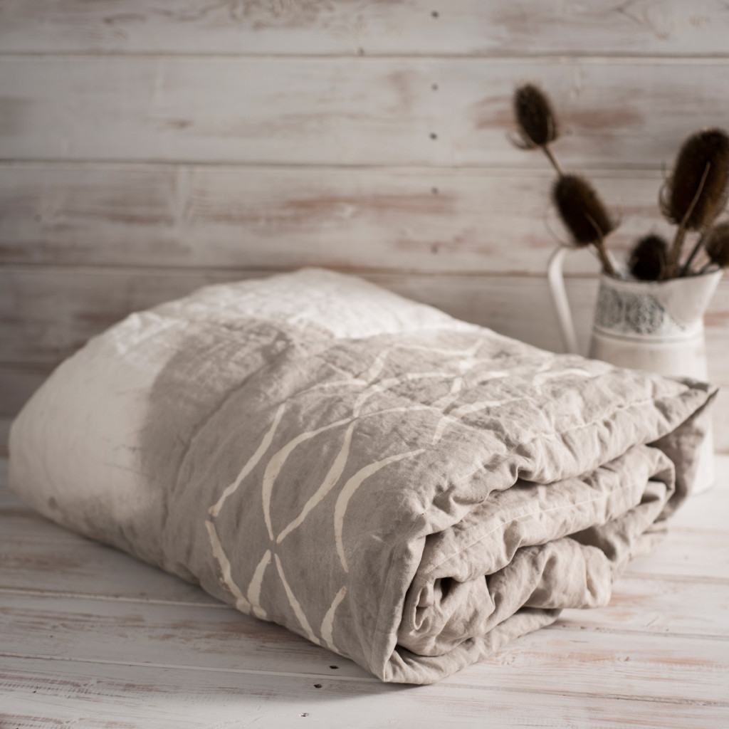 hand paintede luxury quilt