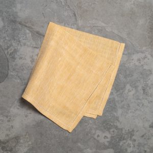 pardi yellow linen napkins