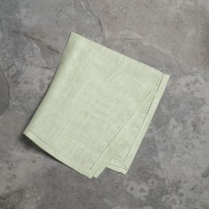 pardi green linen napkins