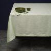 Pardi green linen tablecloth