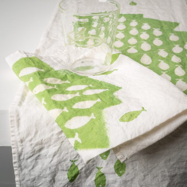hand painted quirky napkins