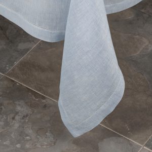 pardi blue linen tablecloth