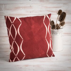 artisan red cushion cover bertozzi