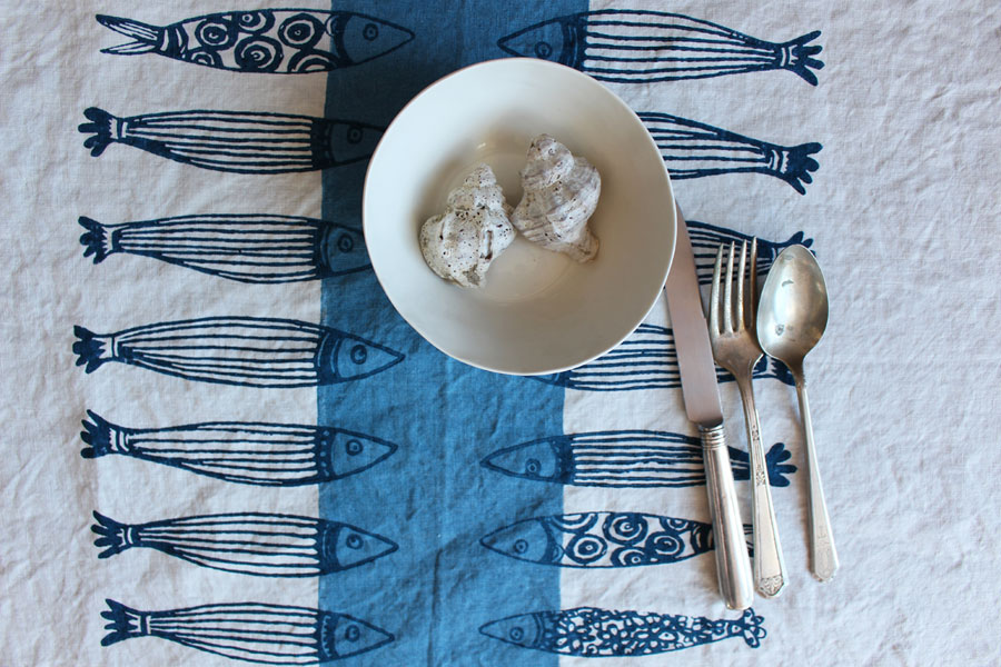 seaside style table setting
