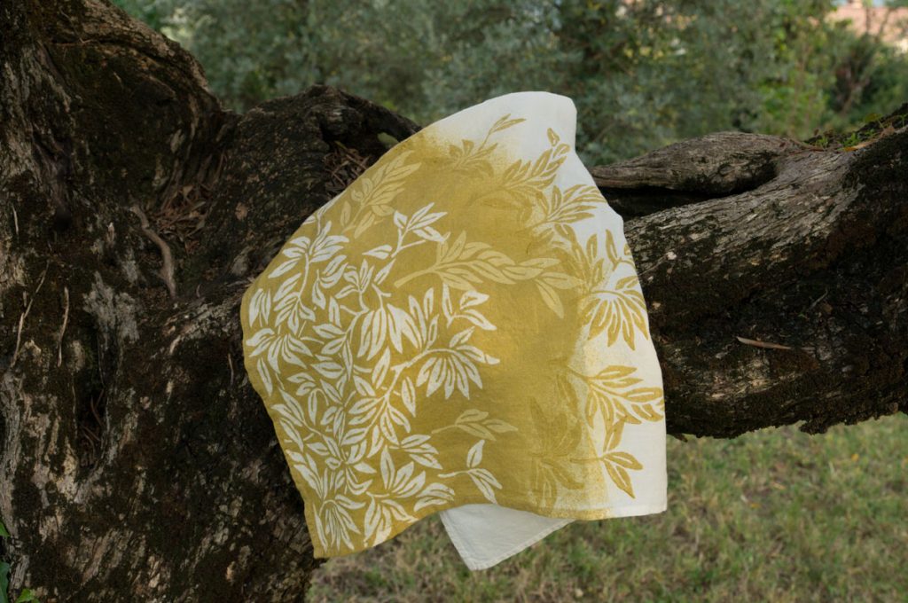 Bertozzi linen tea towel