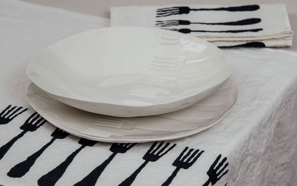 Allora forchette linen Bertozzi