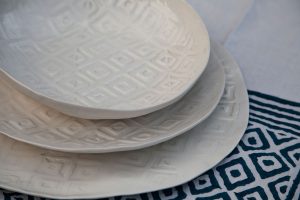 handmade porcelain dinner plates Bertozzi
