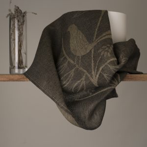 artisanal black tea towel