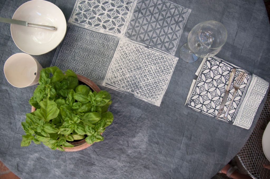 Bertozzi linen tablecloths Taormina