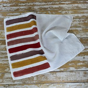 Bertozzi linen tea towels striped