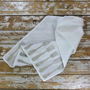 linen tea towel fork Bertozzi
