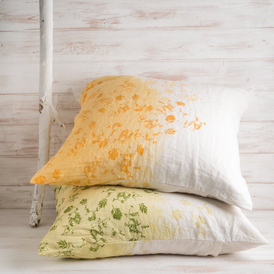 Bertozzi linen pillows botanical