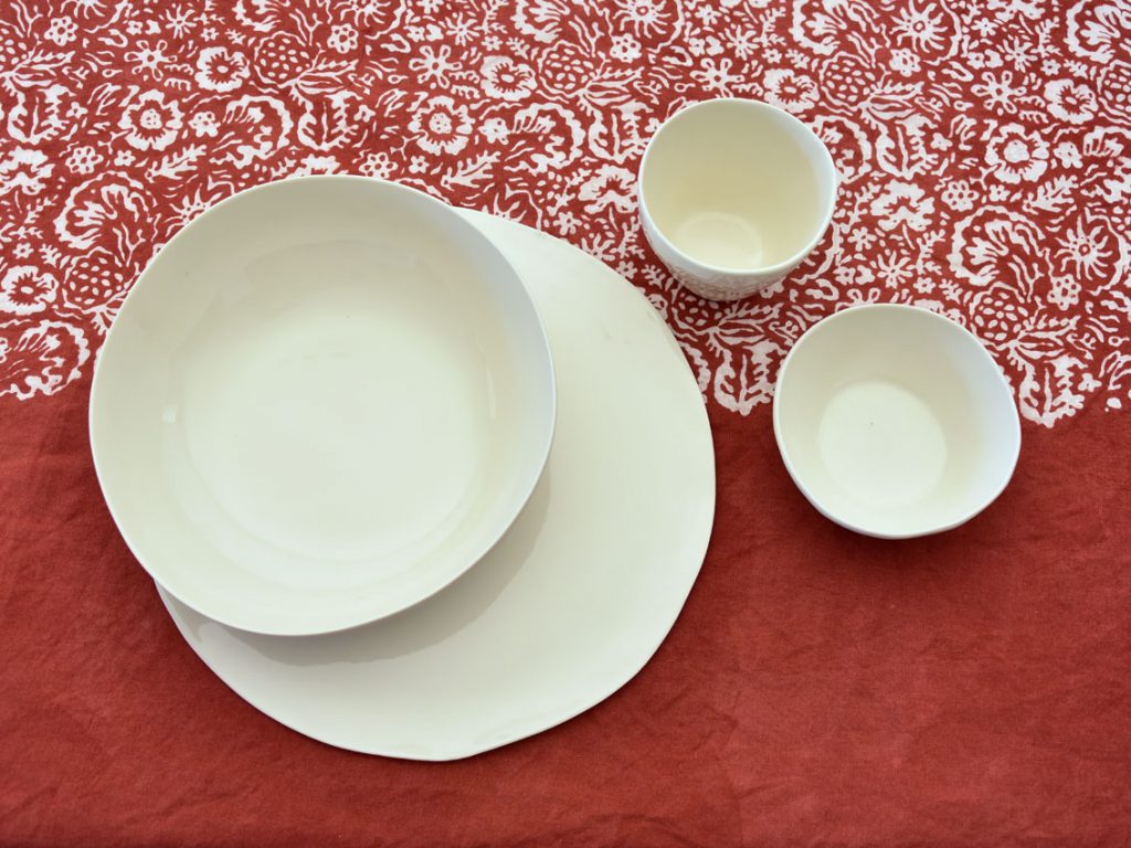 Bertozzi red table setting
