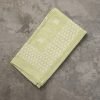 Italian designer green italian linen kitchen towel