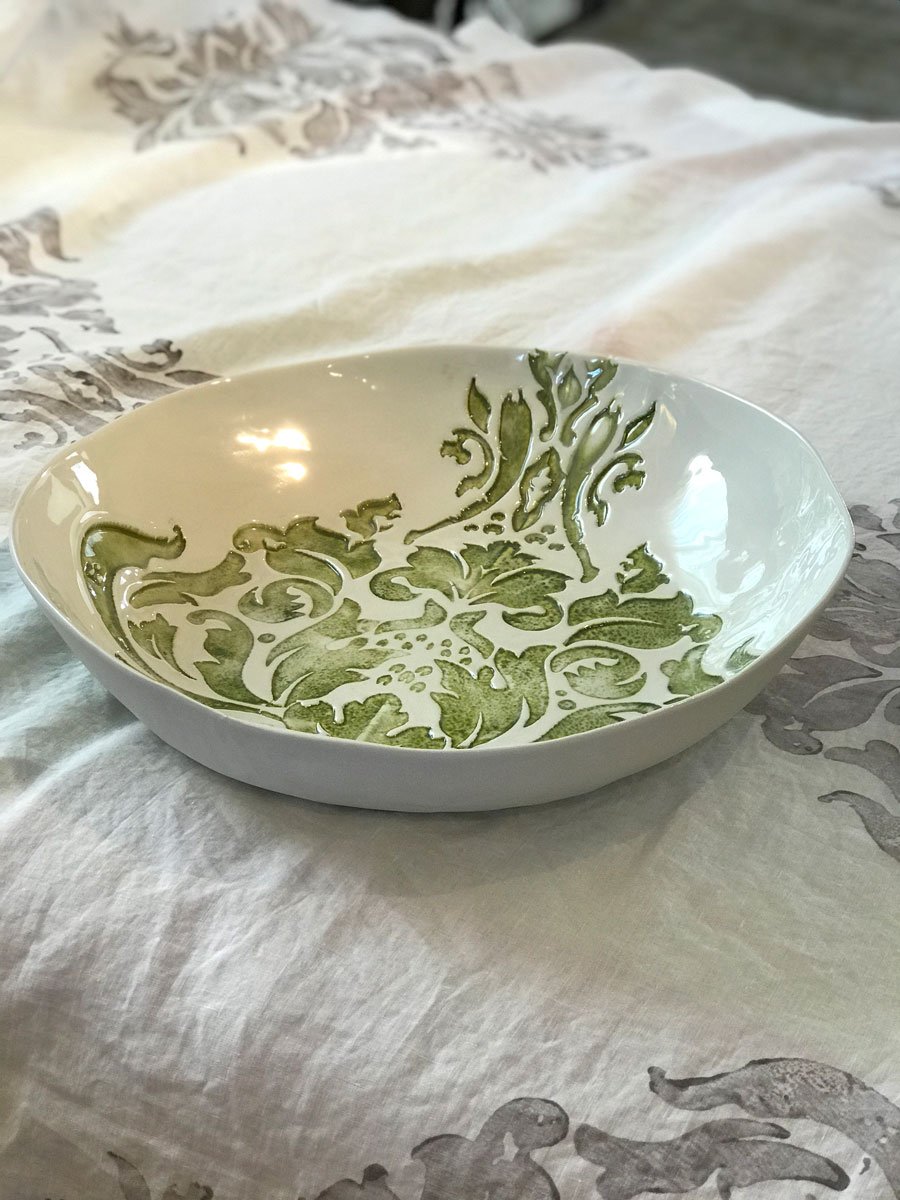 handmade porcelain bowl