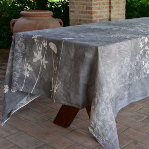 Bertozzi linen tablecloth grey