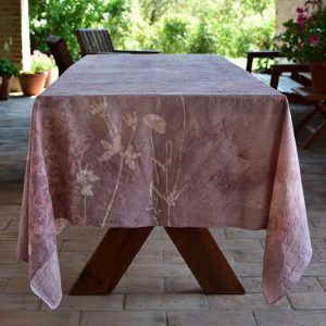 Bertozzi linen tablecloth pink
