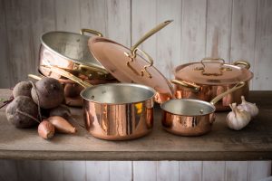 hand-forged copper cookware