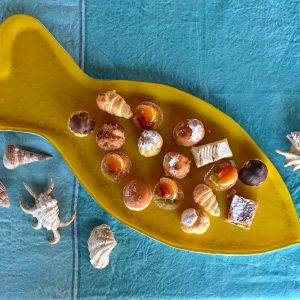 Handmade fish tableware