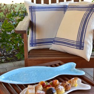 murano glass fish tableware