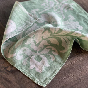 teal linen napkins