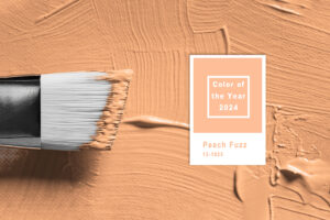 peach fuzz colour of the year