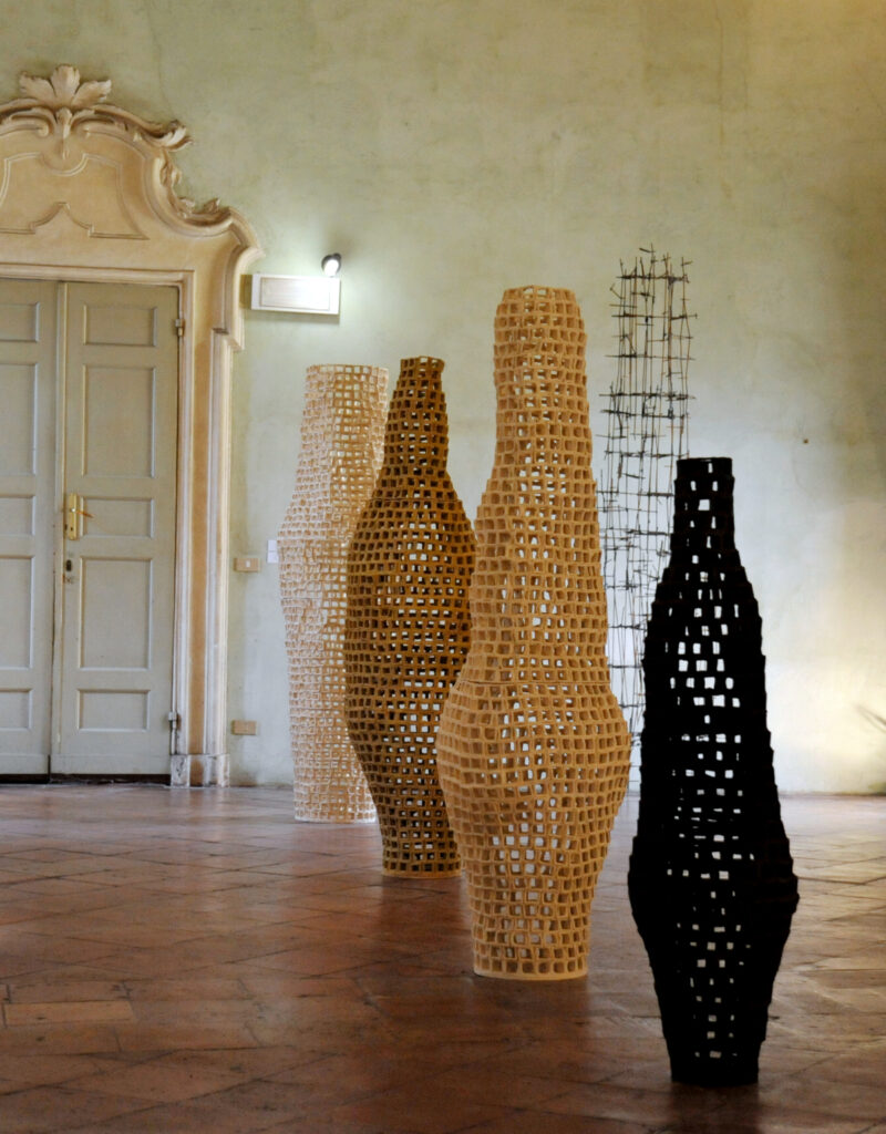 Ceramic sculptures displayed in Faenza at the Art ceramic Centre