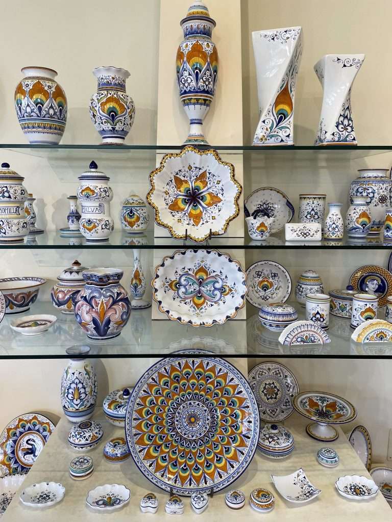Italian handmade majolica from Faenza