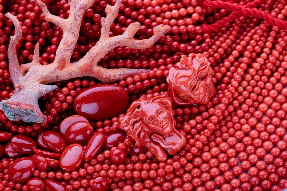 Italian artisanal craftsmanship jewellery made of coral