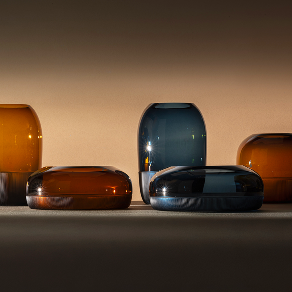 Murano glass bowls and vases handmade in Italy by NasonMoretti